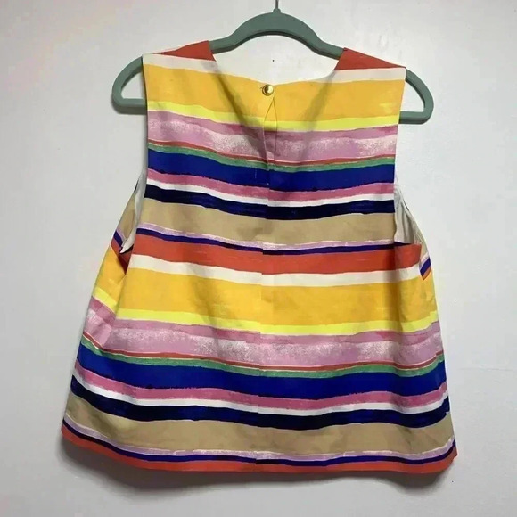 IMNYC Y2K Bold Colorful Stripe Sleeveless Top, SIZE  XL, 90S INSPIRED BLOUSE . - Picture 2 of 6